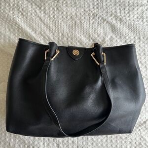 Faux Leather Tote Bag